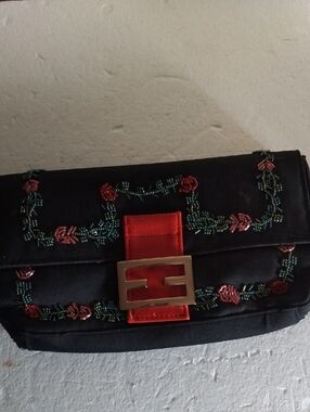 Bead And Leather Bag
